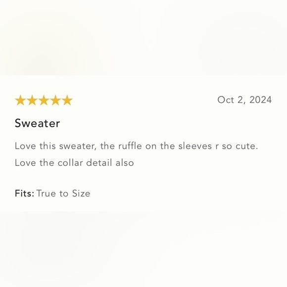 NWT Size M - Anthropologie Maeve Scallop Collared Sweater - Picture 13 of 15